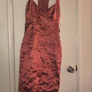 Nicole Miller Metallic Pink Dress